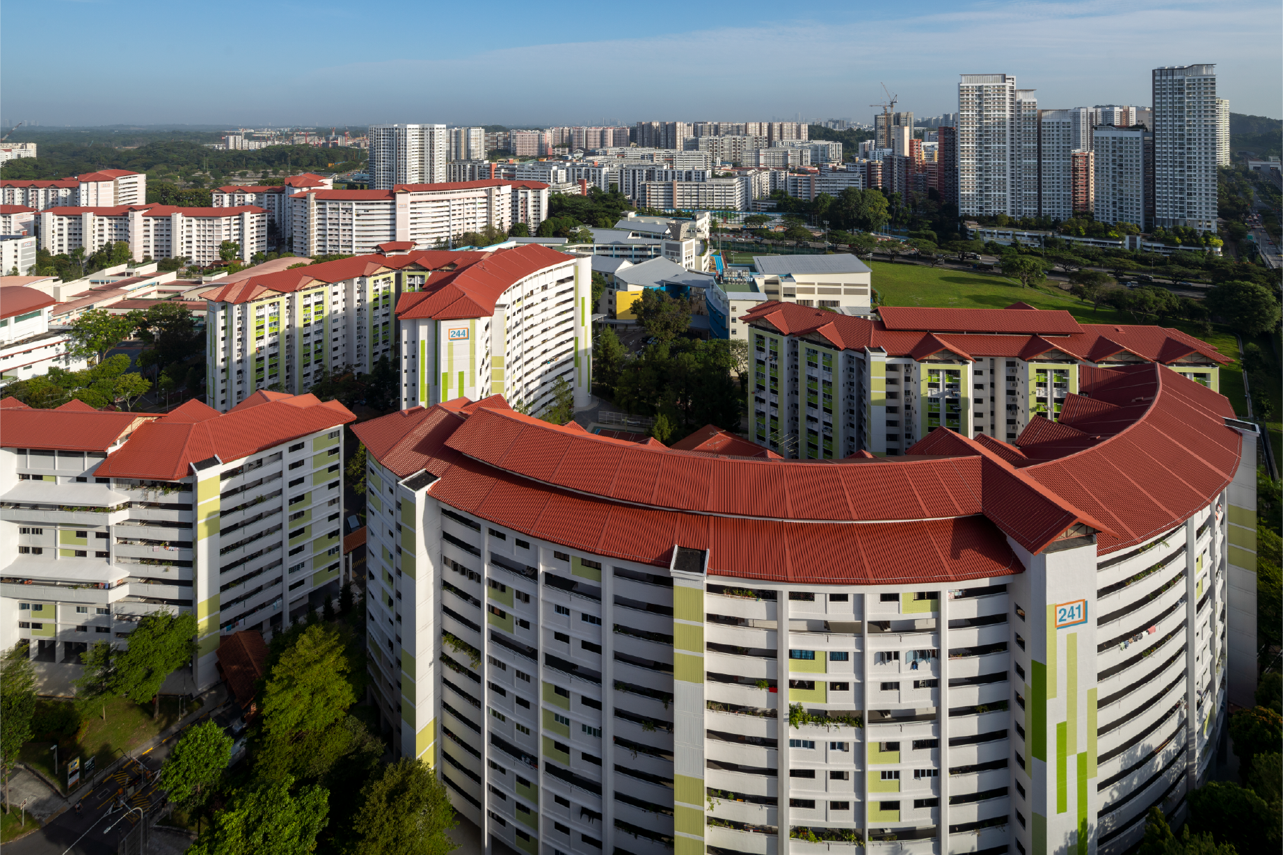 Present Public housing at Jurong East